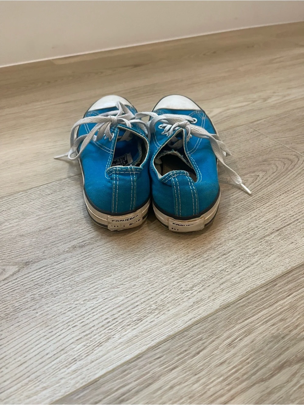 Converse Kids Blue Turquoise Canvas Low-Top Sneakers Chuck Taylor
